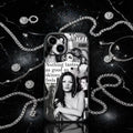 Kate Moss Noir Editorial iPhone Case. ✧