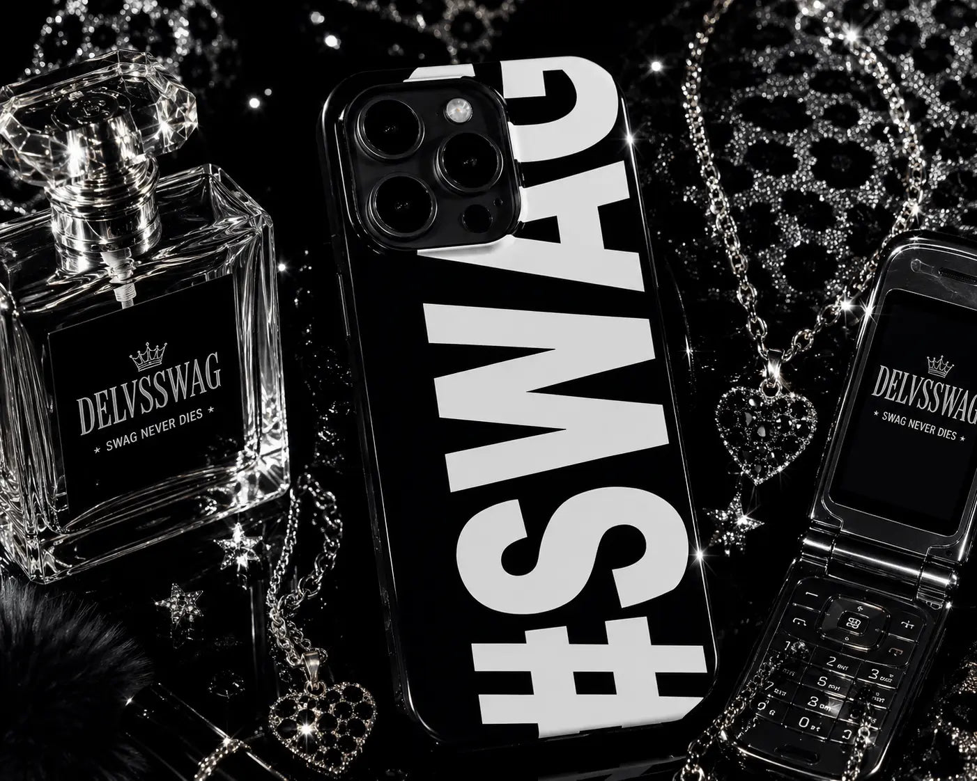 #SWAG Black iPhone Case.