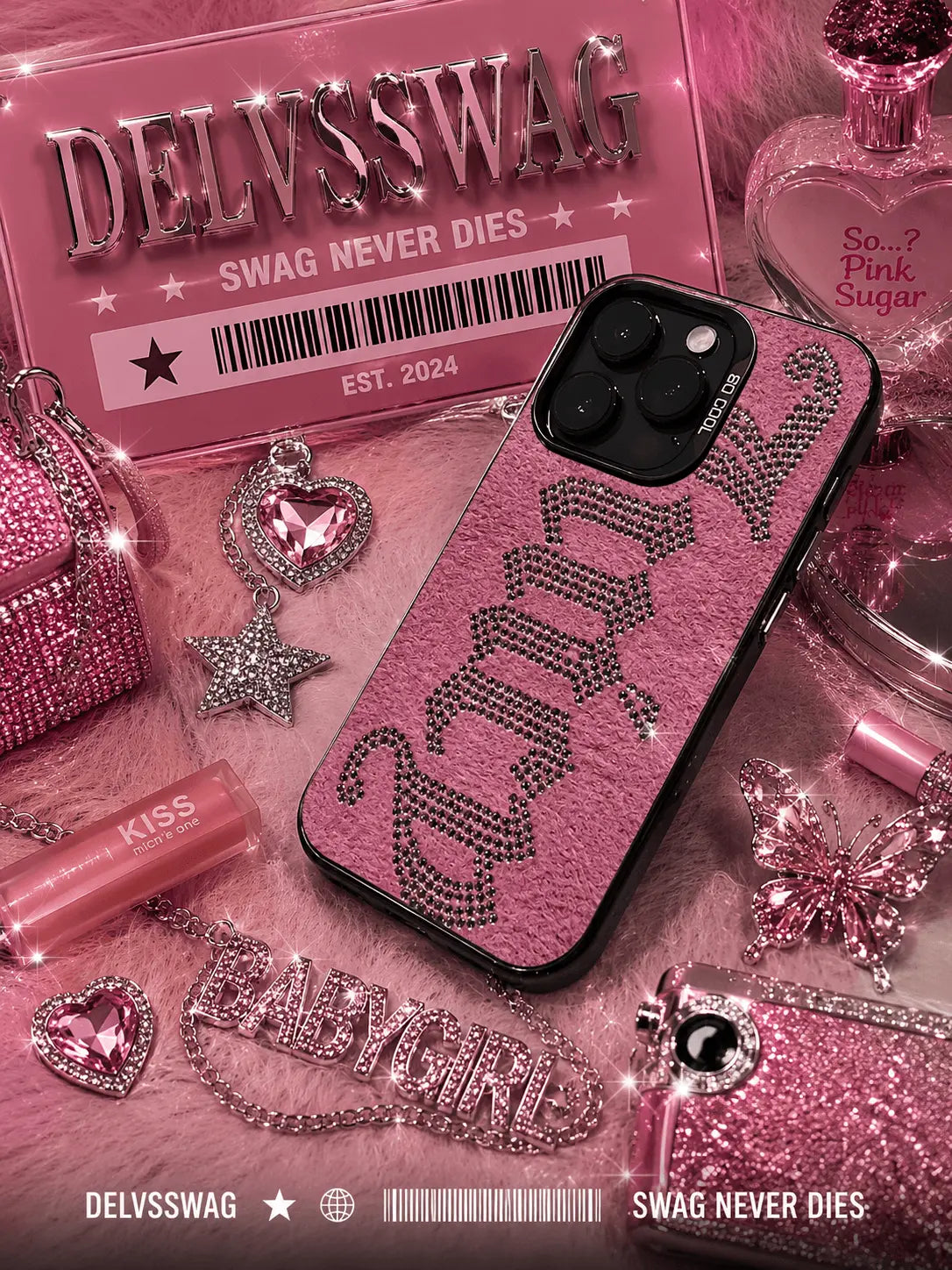Pink Juicy Glam iPhone Case