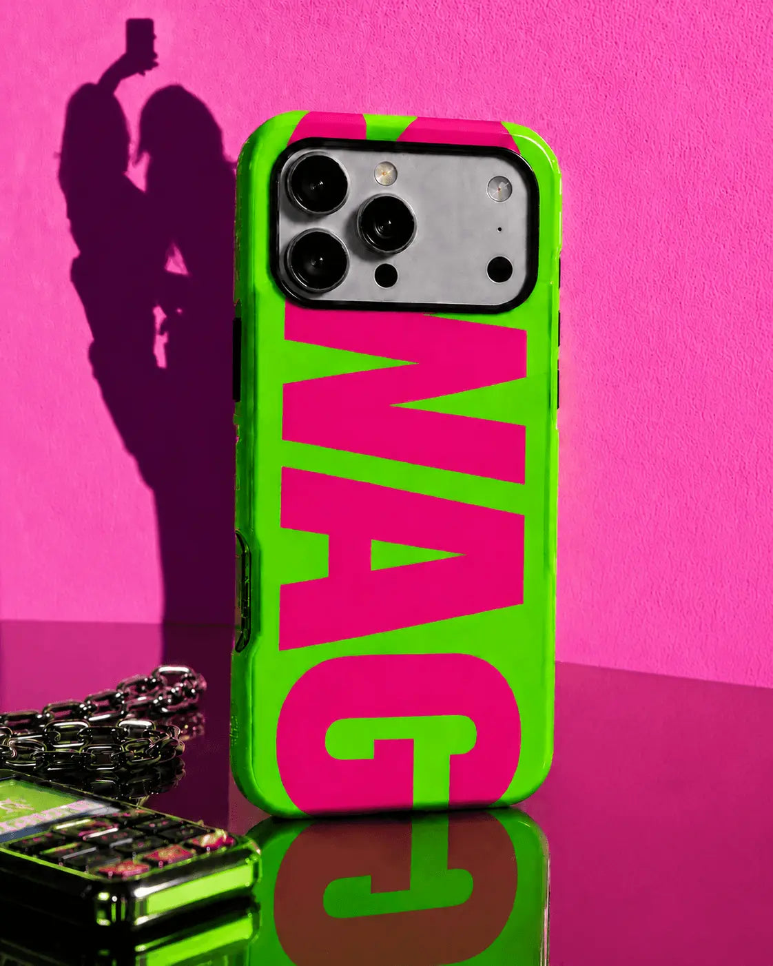 Neon SWAG Double-Layer iPhone Case.