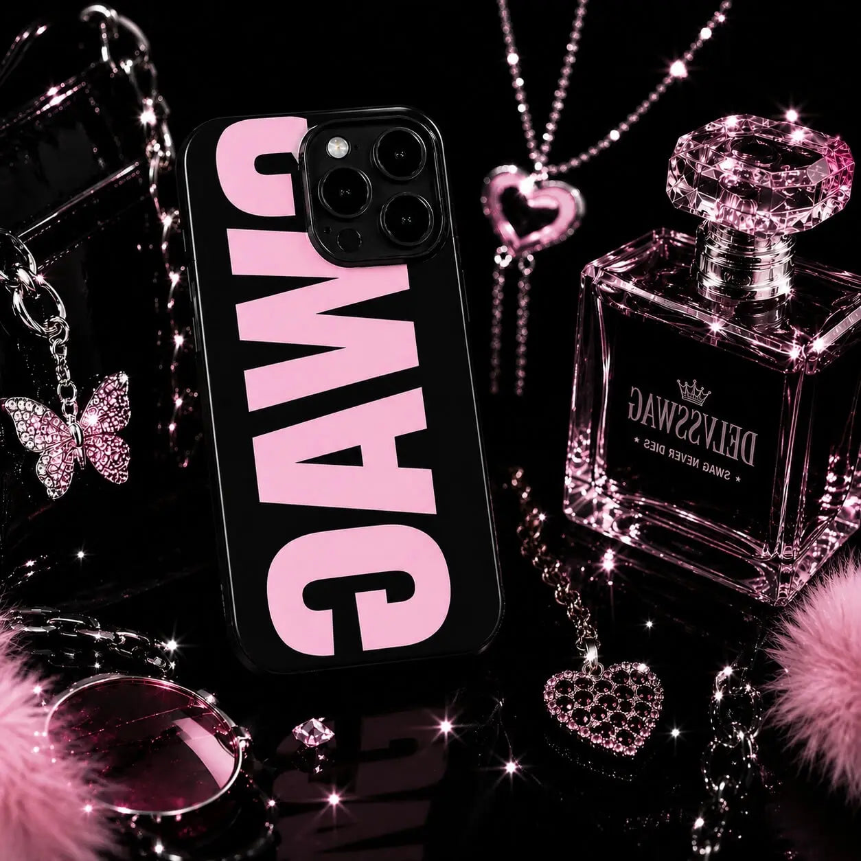 Baby Pink #SWAG iPhone Case.